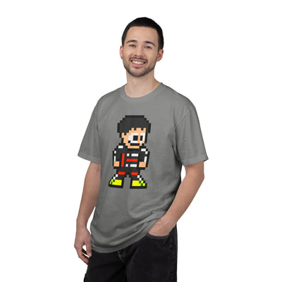 8-bit Gabriel Bortoleto Adult Heavyweight 100% Cotton T-shirt