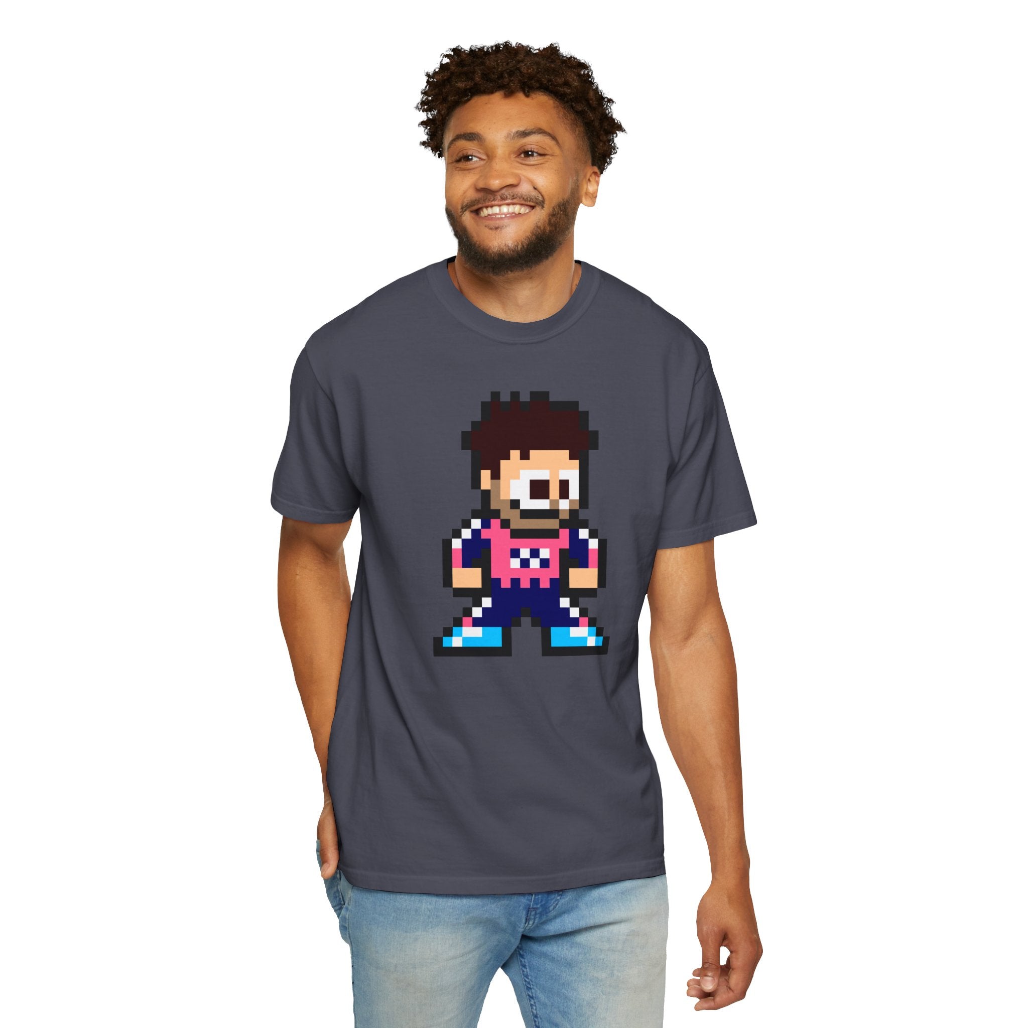 8-bit Franco Colapinto Adult Heavyweight 100% Cotton T-shirt