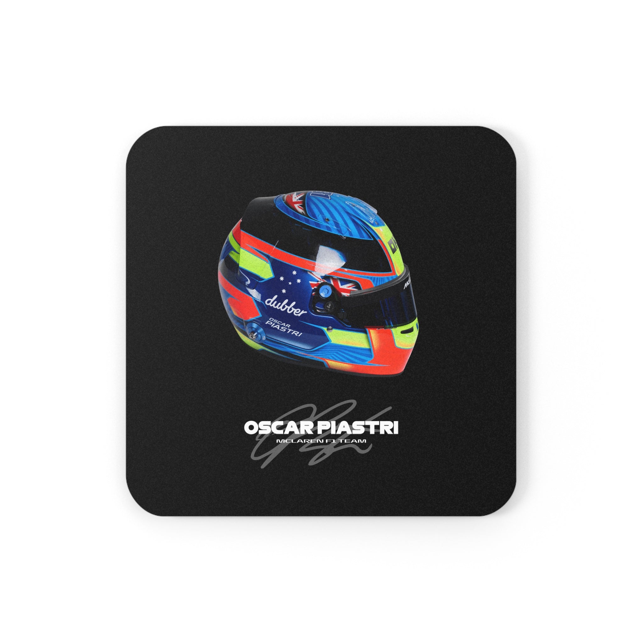 Oscar Piastri Signature Cork Coaster