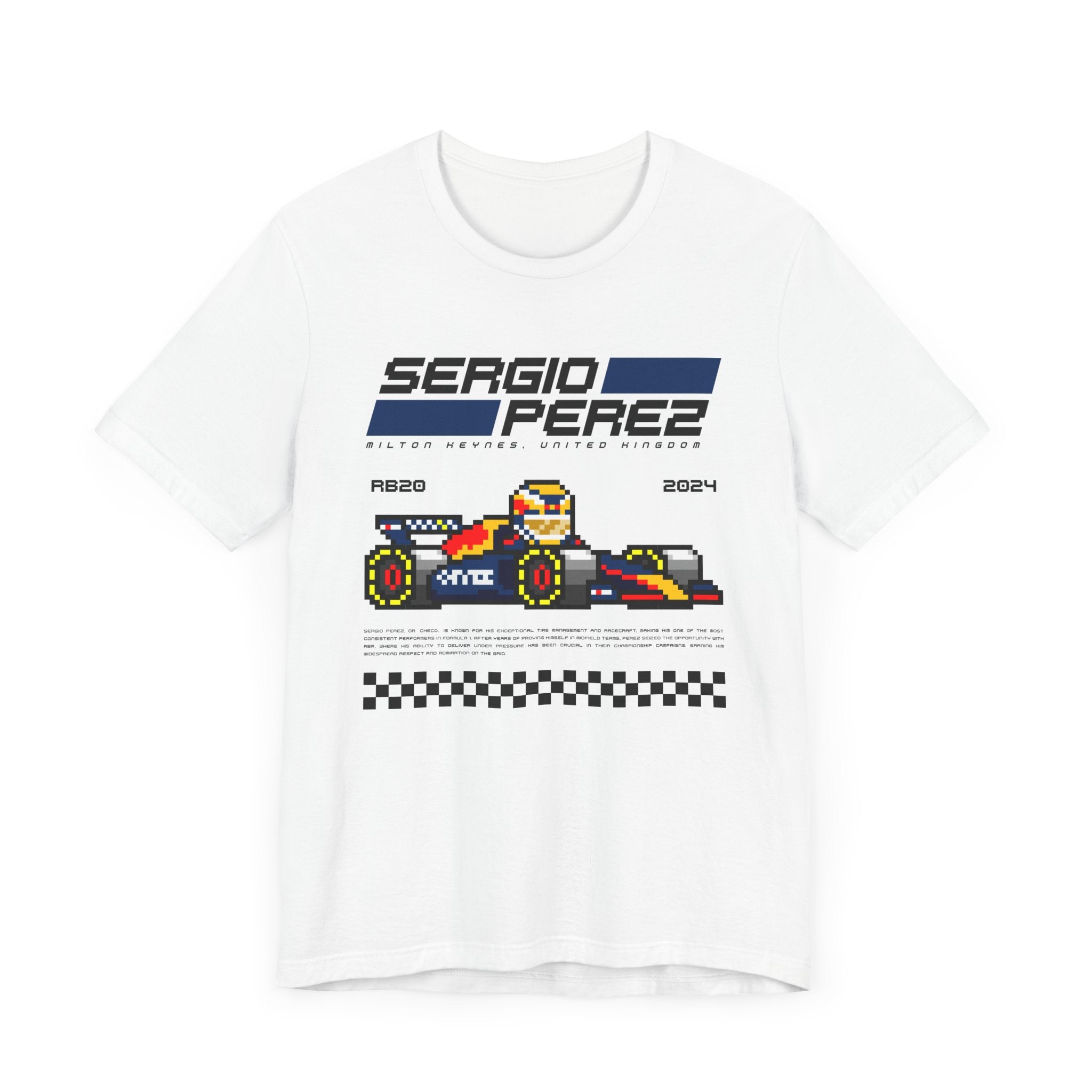 Sergio Perez 8-bit Team T-shirt