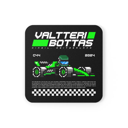 Valtteri Bottas 8-bit Team Cork Coaster