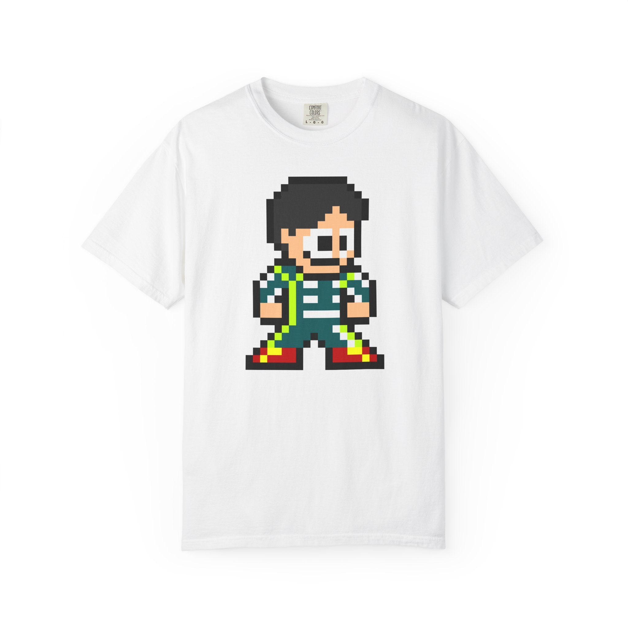 8-bit Lance Stroll Adult Heavyweight 100% Cotton T-shirt
