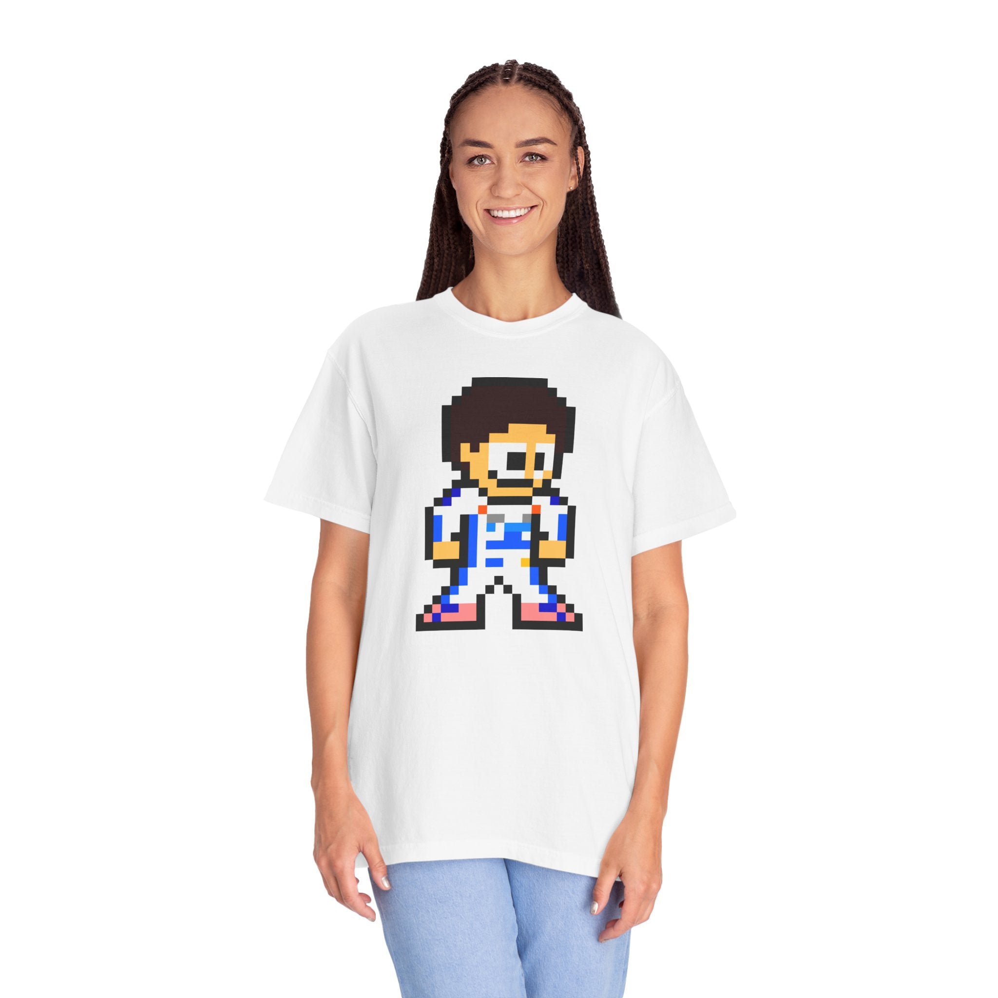 8-bit Alex Albon Adult Heavyweight 100% Cotton T-shirt