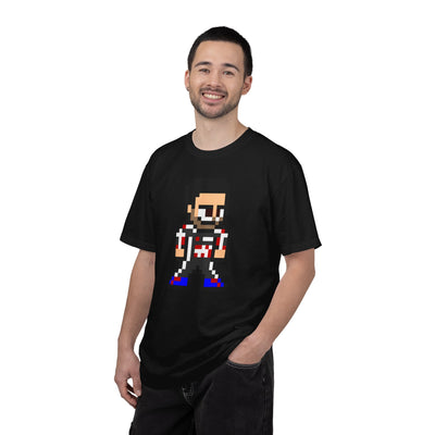 8-bit Esteban Ocon Adult Heavyweight 100% Cotton T-shirt