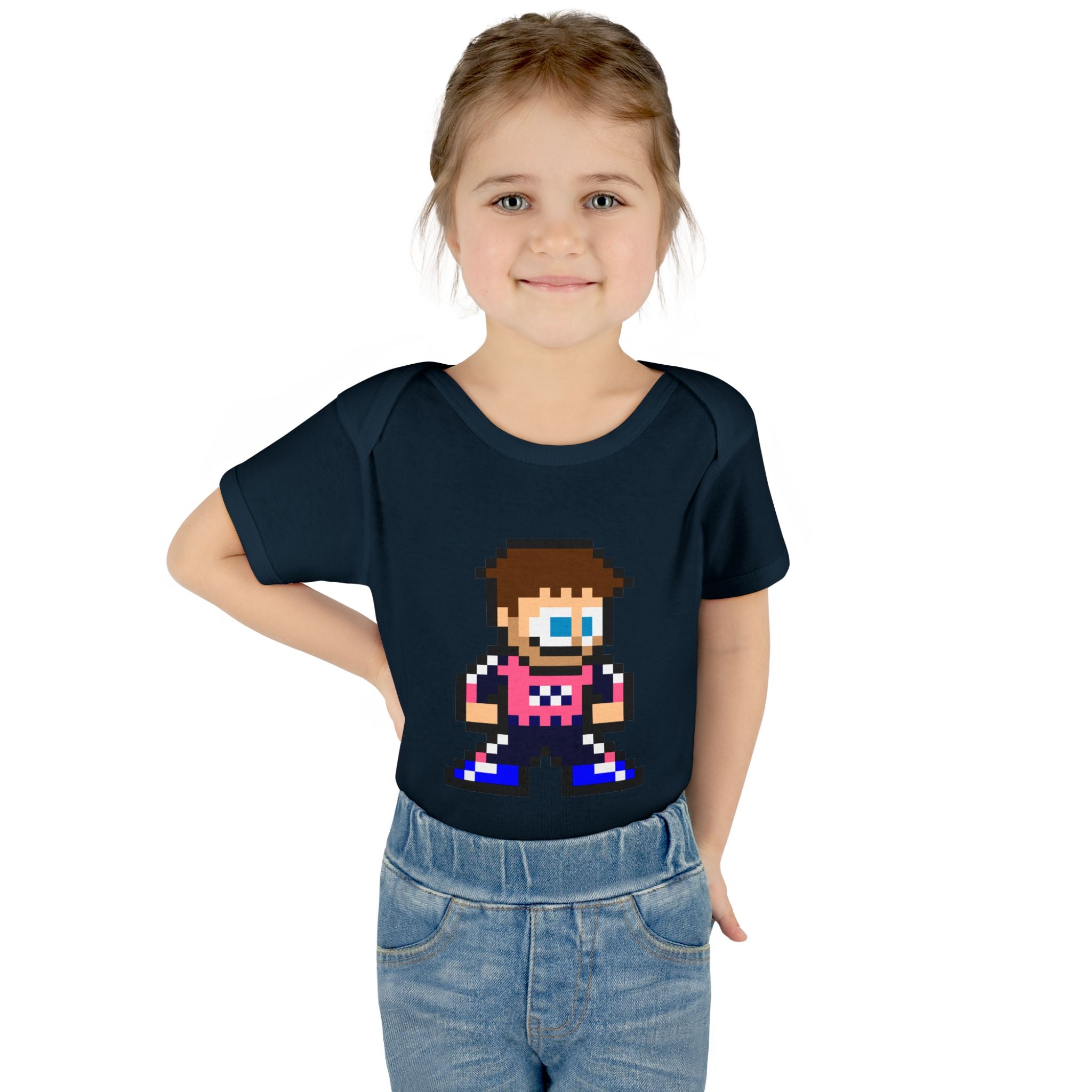 8-bit Pierre Gasly Baby Bodysuit