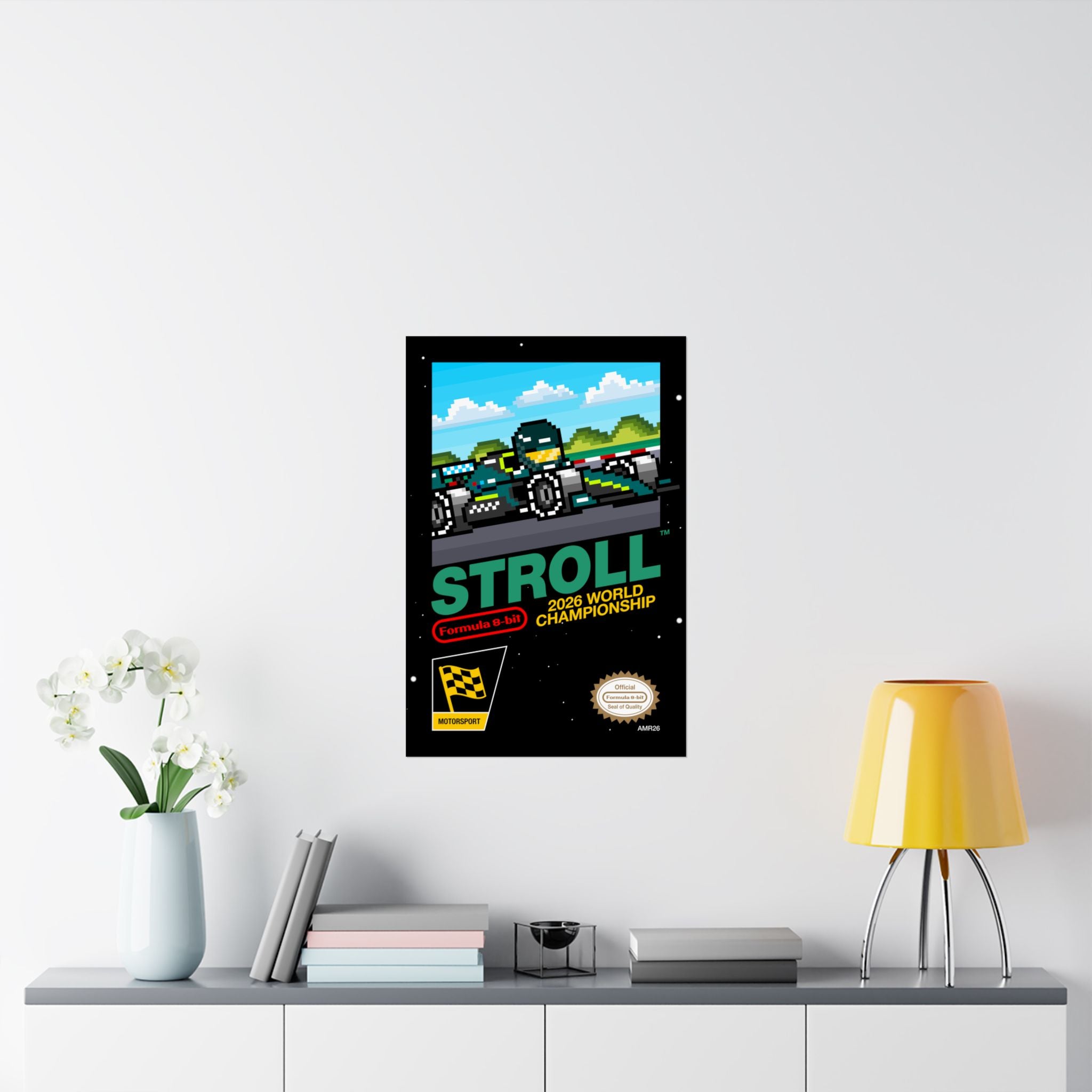 Stroll 8-bit Game Poster