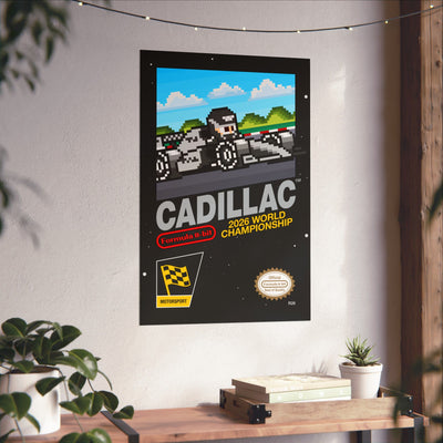 Cadillac 8-bit Game Poster