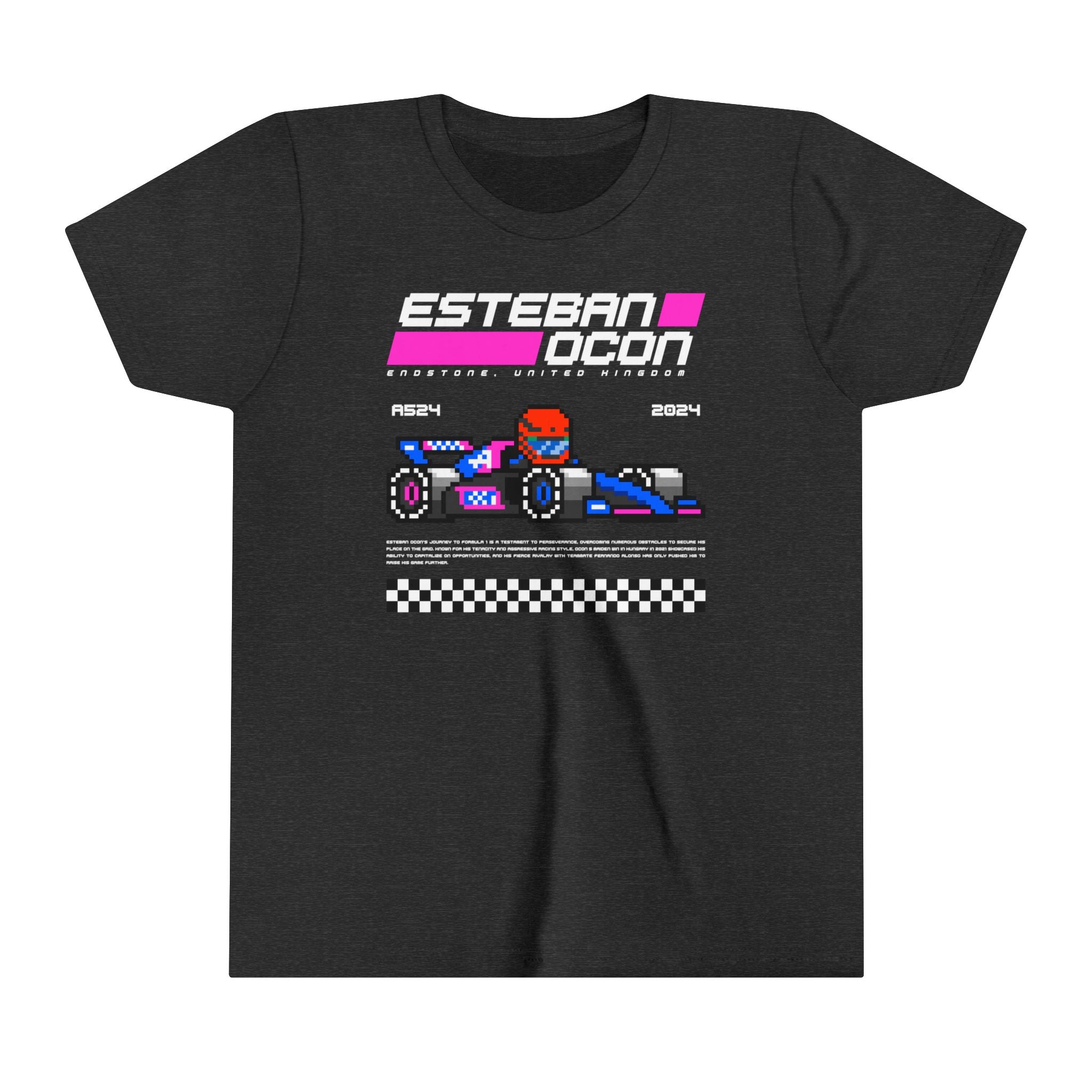 Esteban Ocon 8-bit Team Youth T-shirt