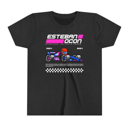 Esteban Ocon 8-bit Team Youth T-shirt