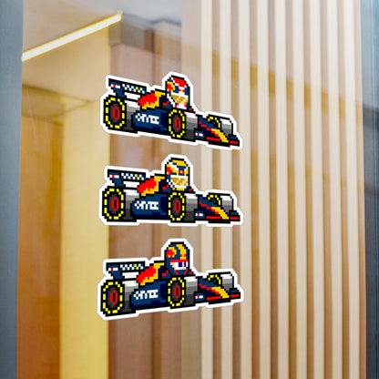 Red Bull 8-bit Vinyl Decal Stickers