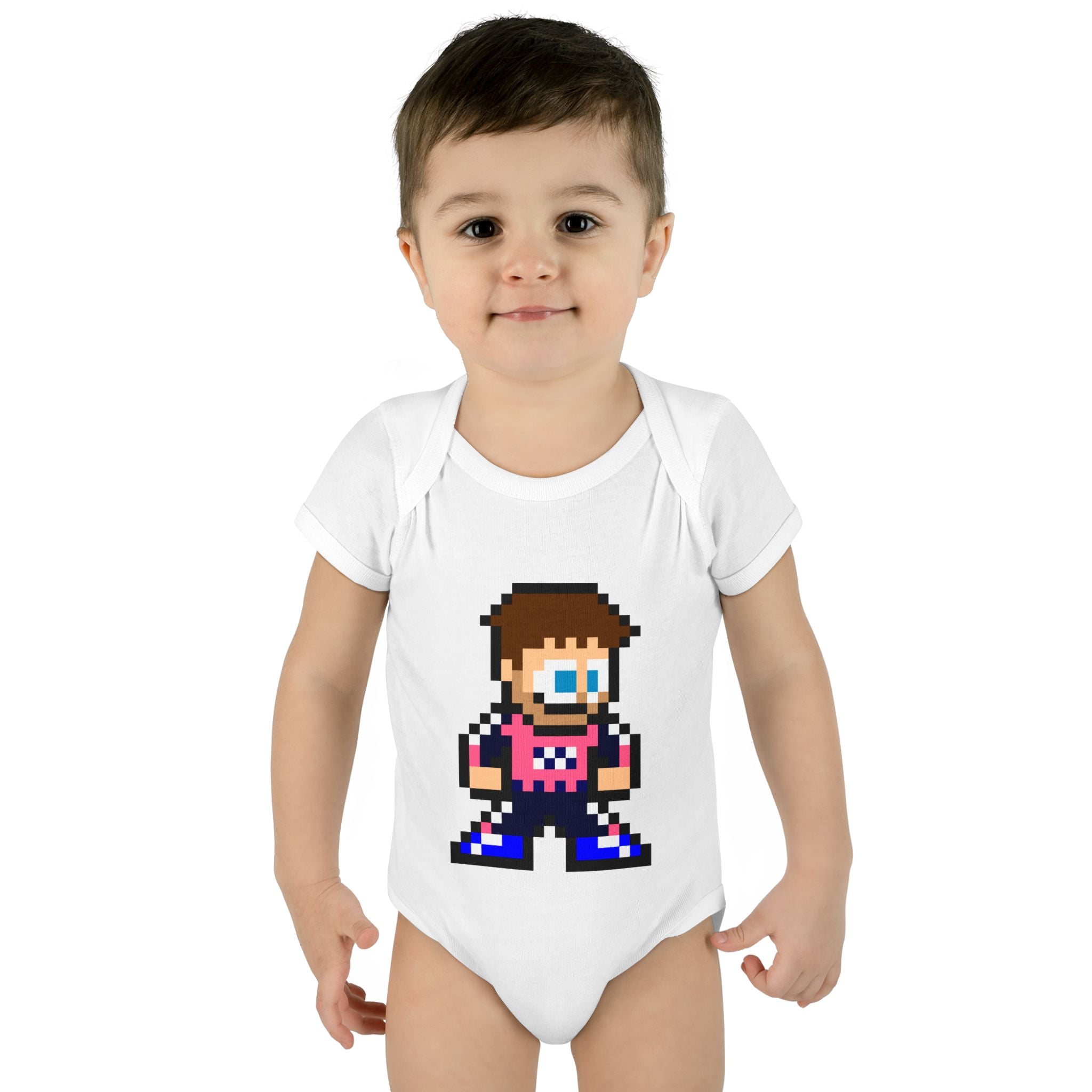 8-bit Pierre Gasly Baby Bodysuit