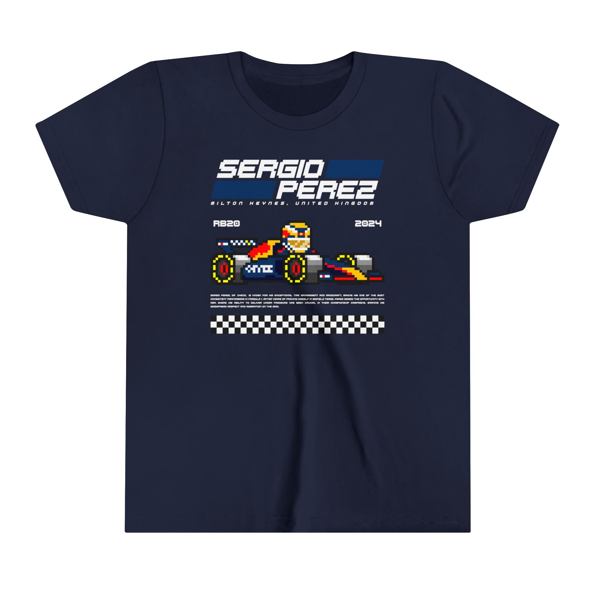 Sergio Perez 8-bit Team Youth T-shirt