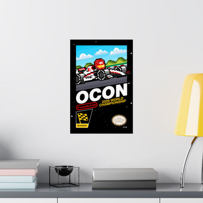 Ocon 8-bit Game Poster