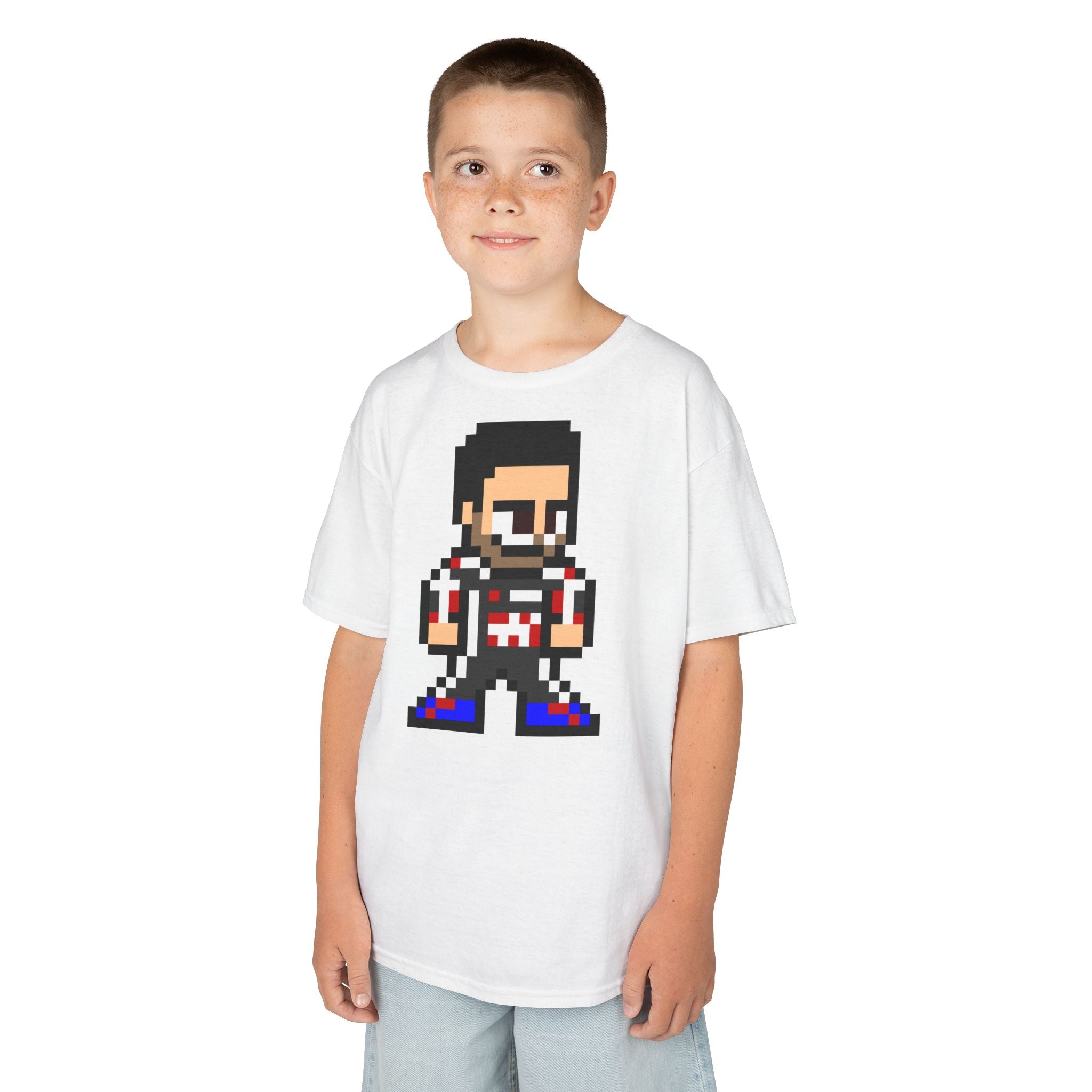 8-bit Esteban Ocon Kids Tee
