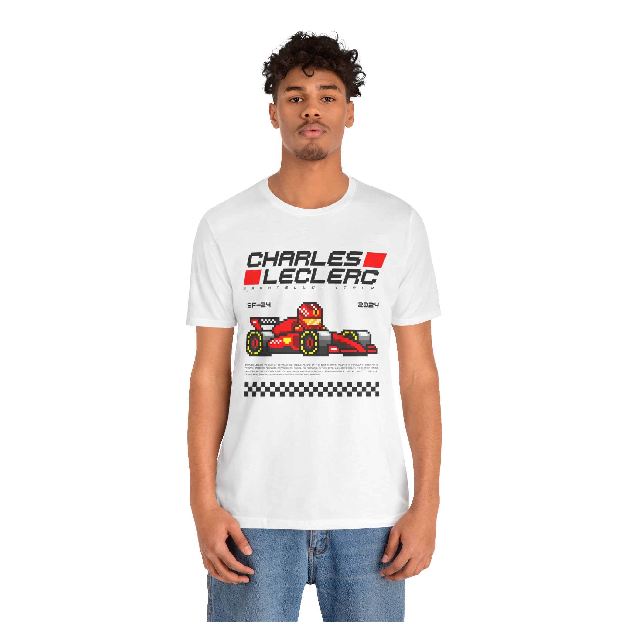 Charles Leclerc 8-bit Team T-shirt