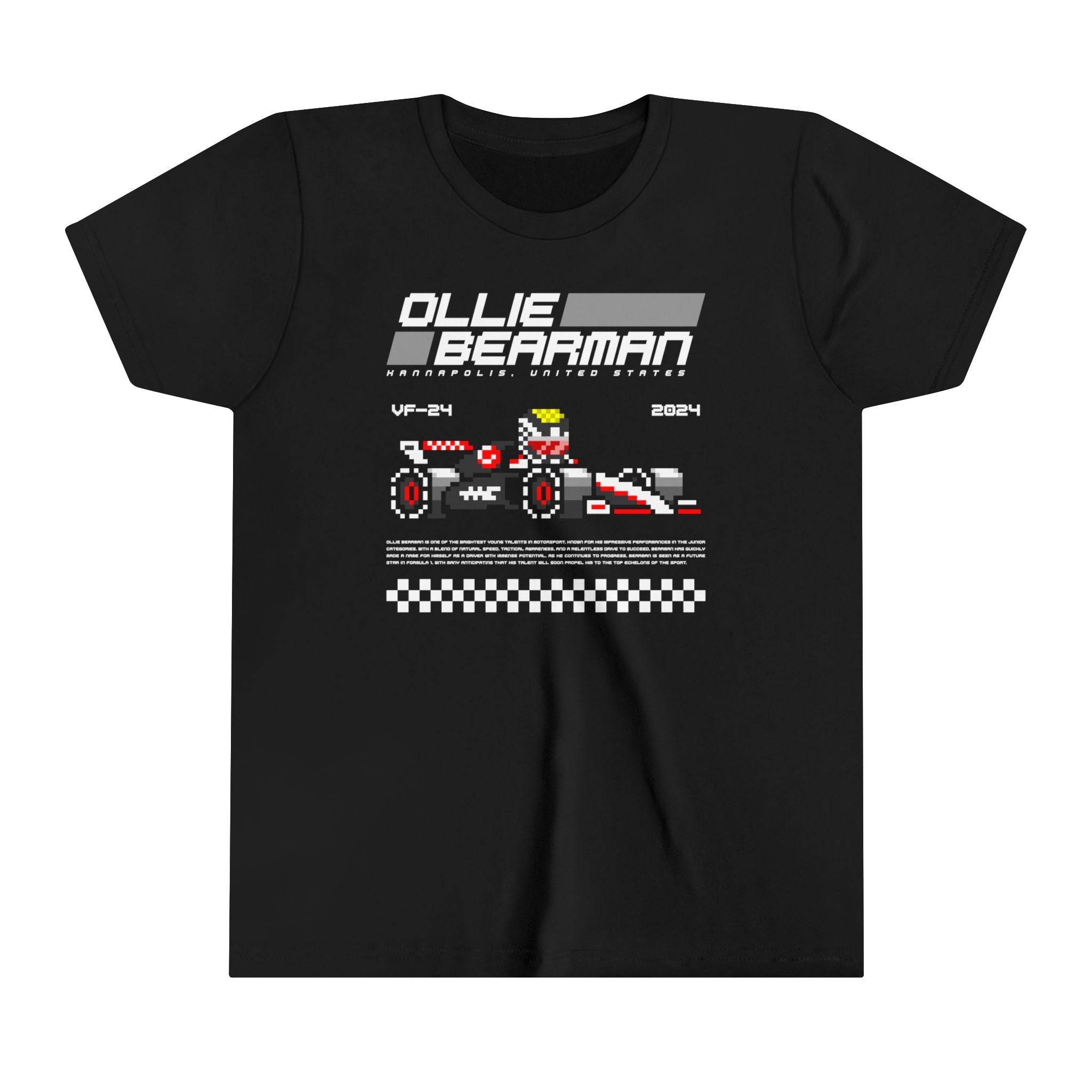 Ollie Bearman 8-bit Team Youth T-shirt