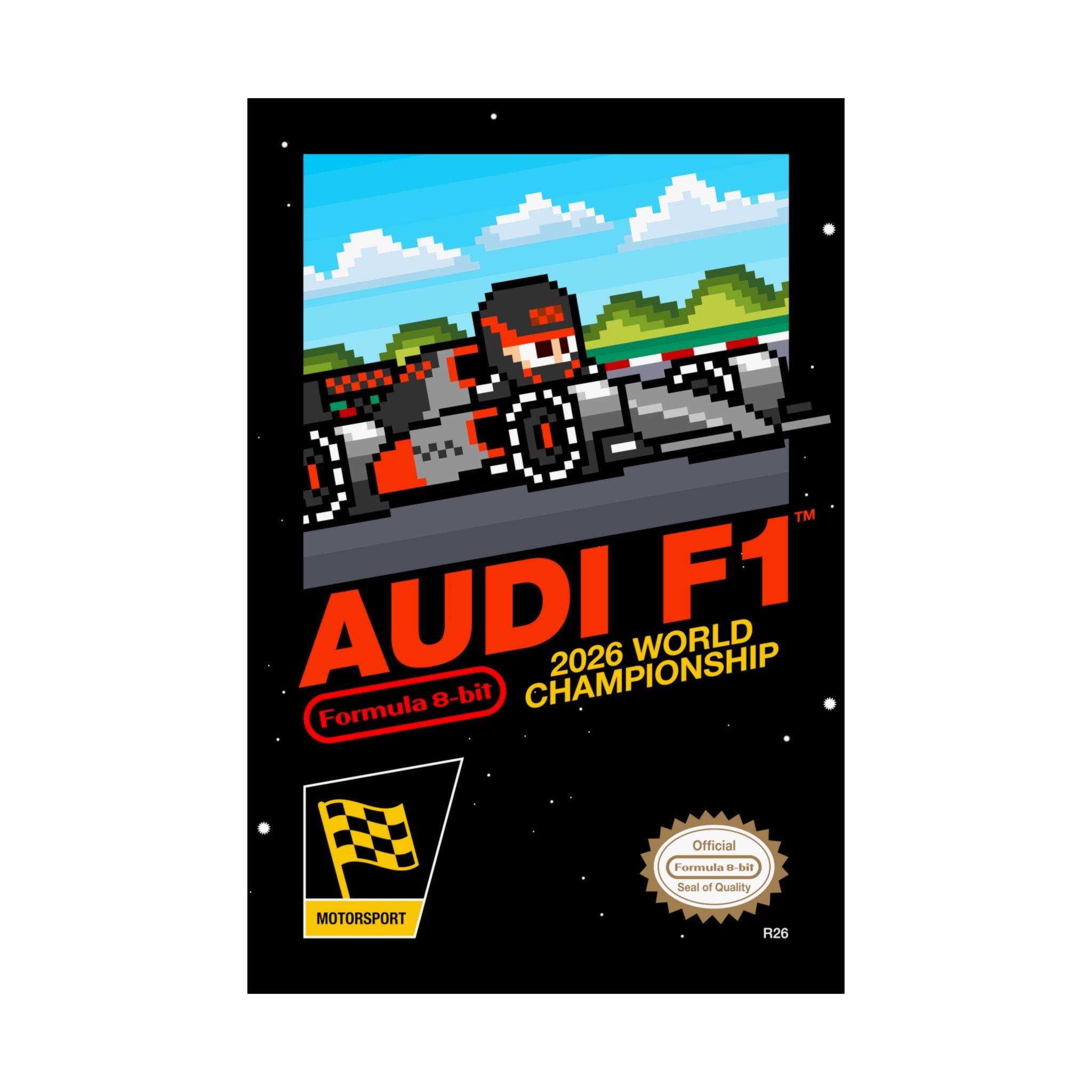 Audi 8-bit Game Poster
