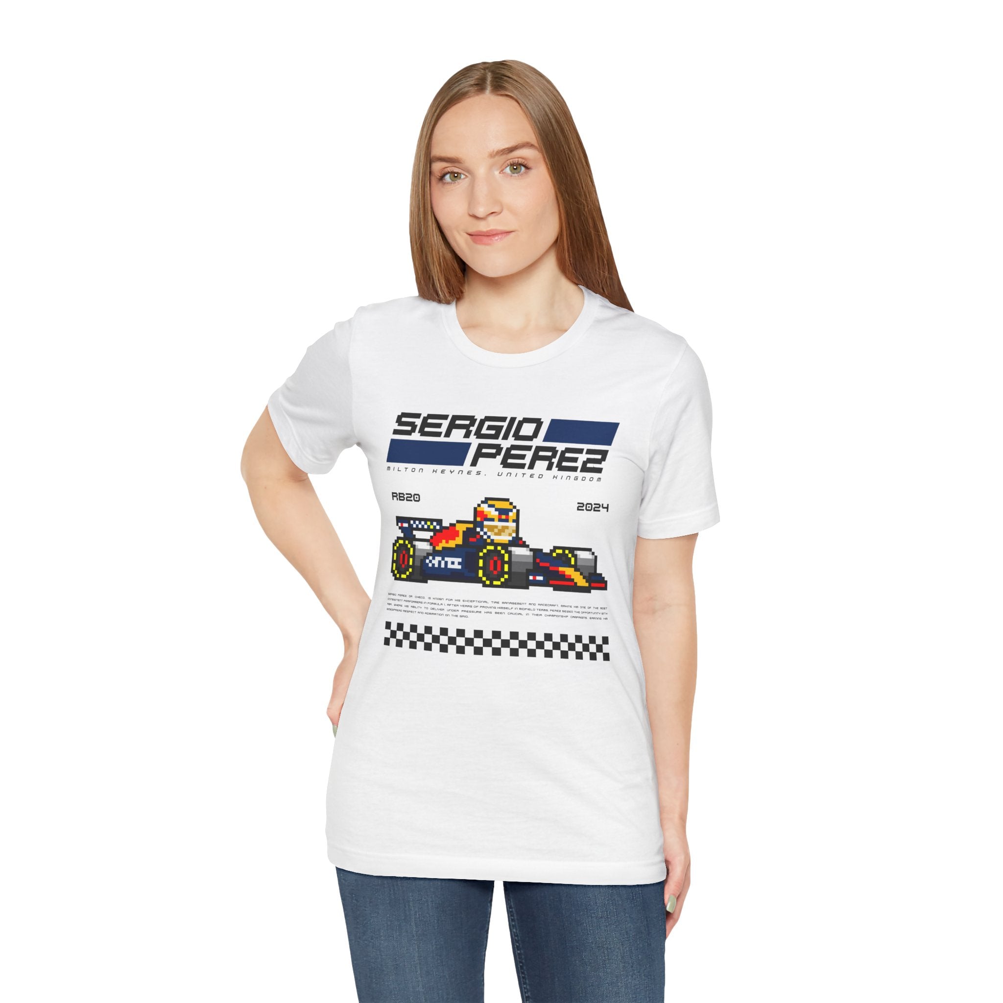 Sergio Perez 8-bit Team T-shirt