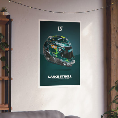 Lance Stroll Signature Poster