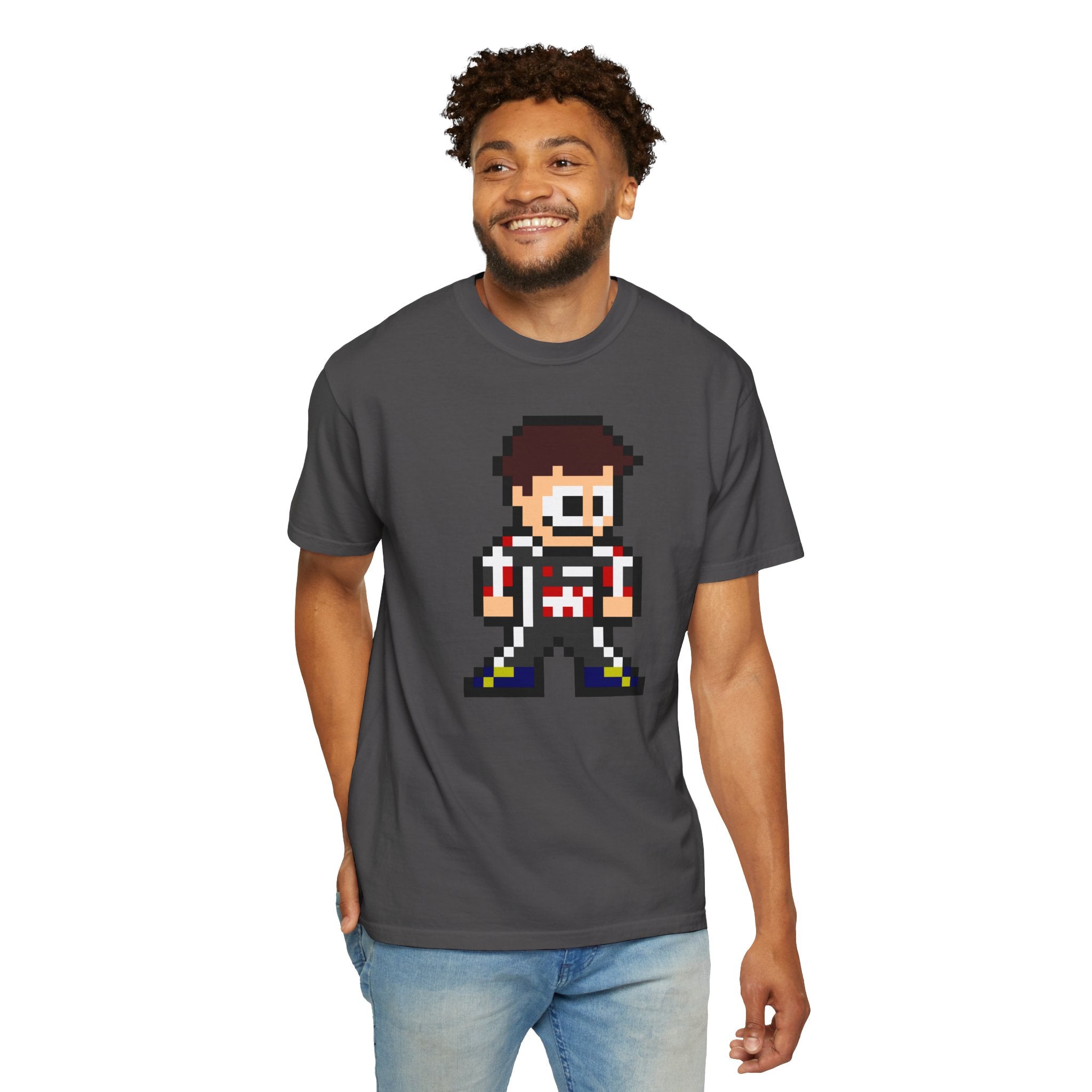 8-bit Ollie Bearman Adult Heavyweight 100% Cotton T-shirt