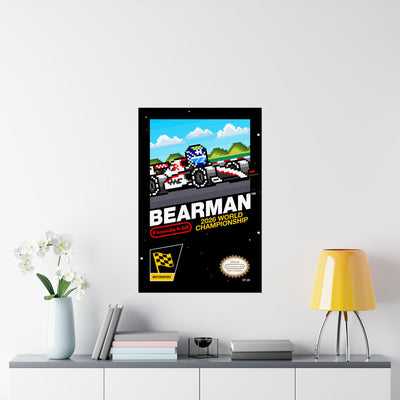 Bearman 8-bit Game Poster