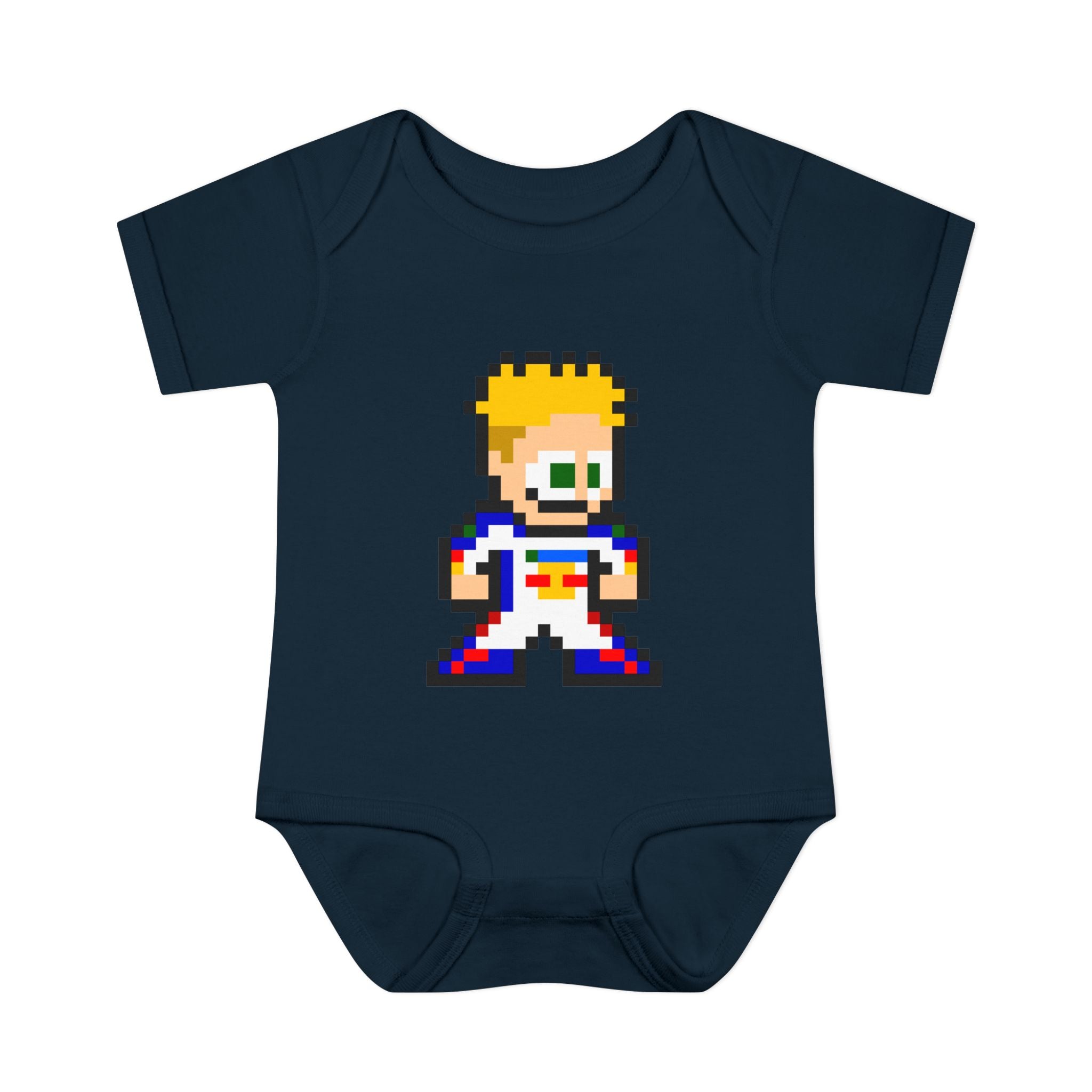 8-bit Liam Lawson Baby Bodysuit