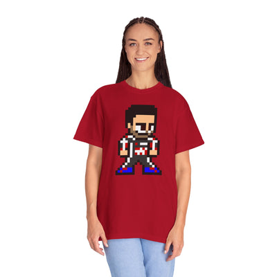 8-bit Esteban Ocon Adult Heavyweight 100% Cotton T-shirt