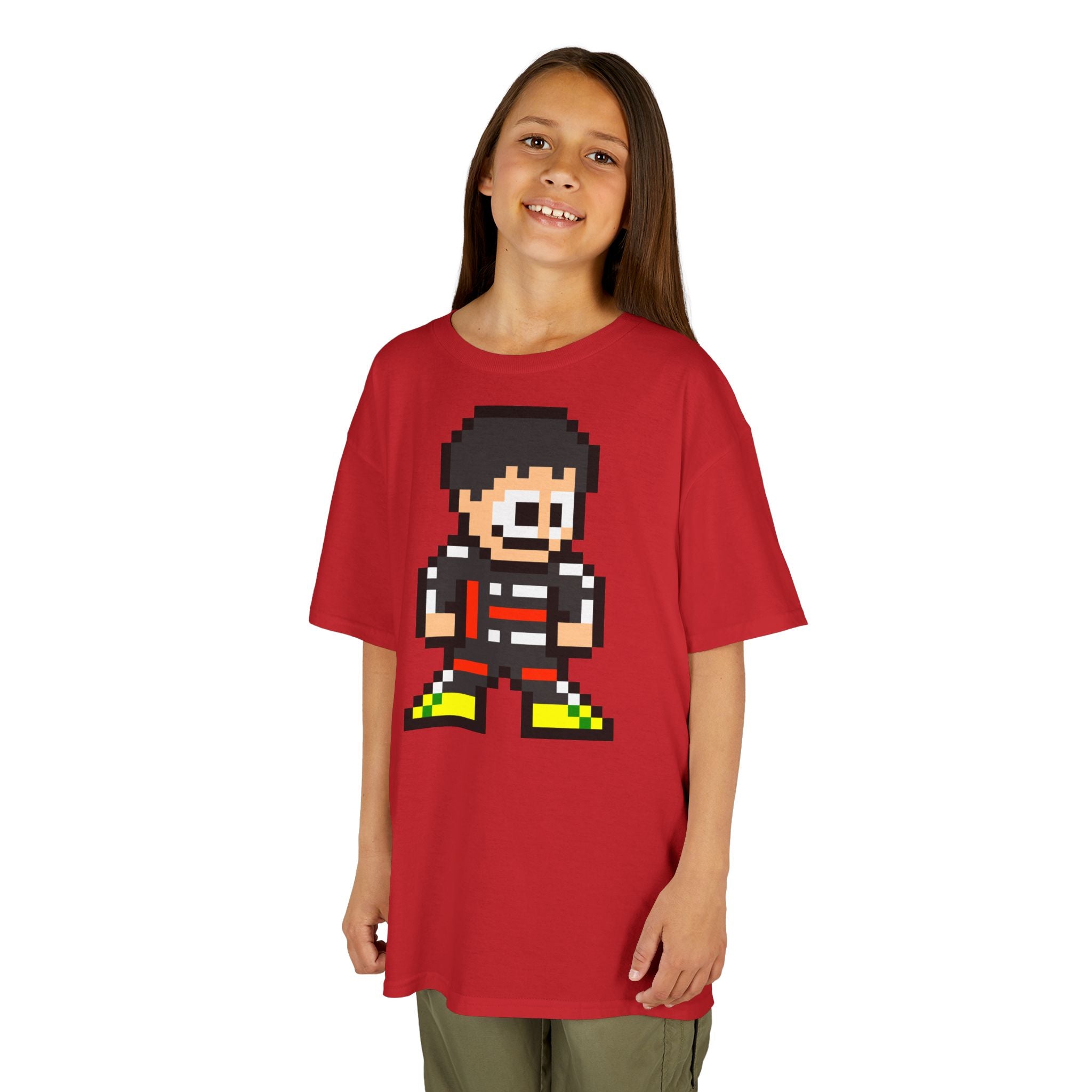 8-bit Gabriel Bortoleto Kids Tee