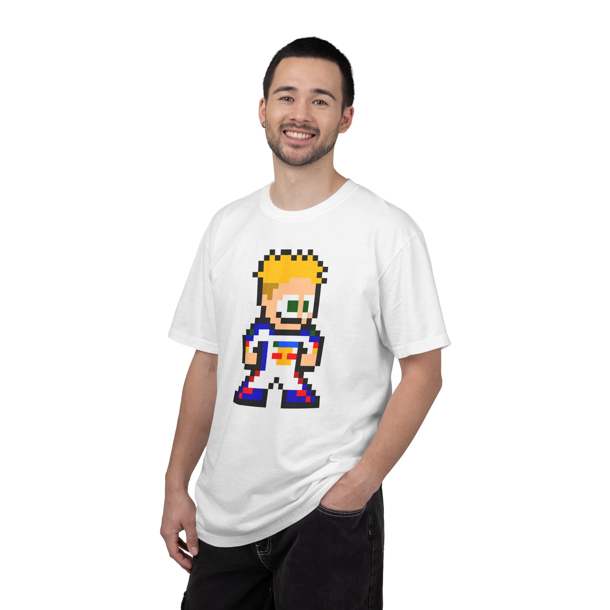 8-bit Liam Lawson Adult Heavyweight 100% Cotton T-shirt