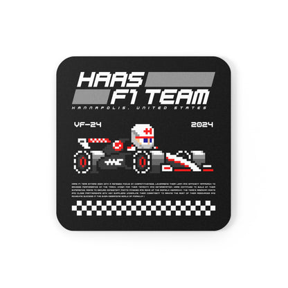 Haas 8-bit Team Cork Coaster