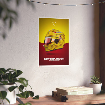 Lewis Hamilton Signature Poster