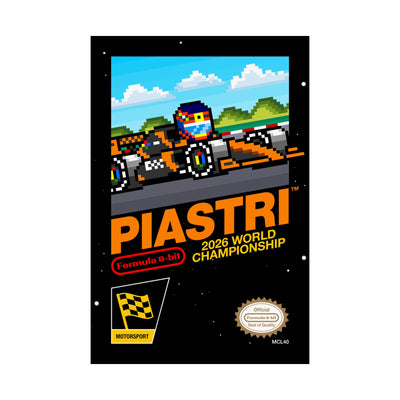 Piastri 8-bit Game Poster