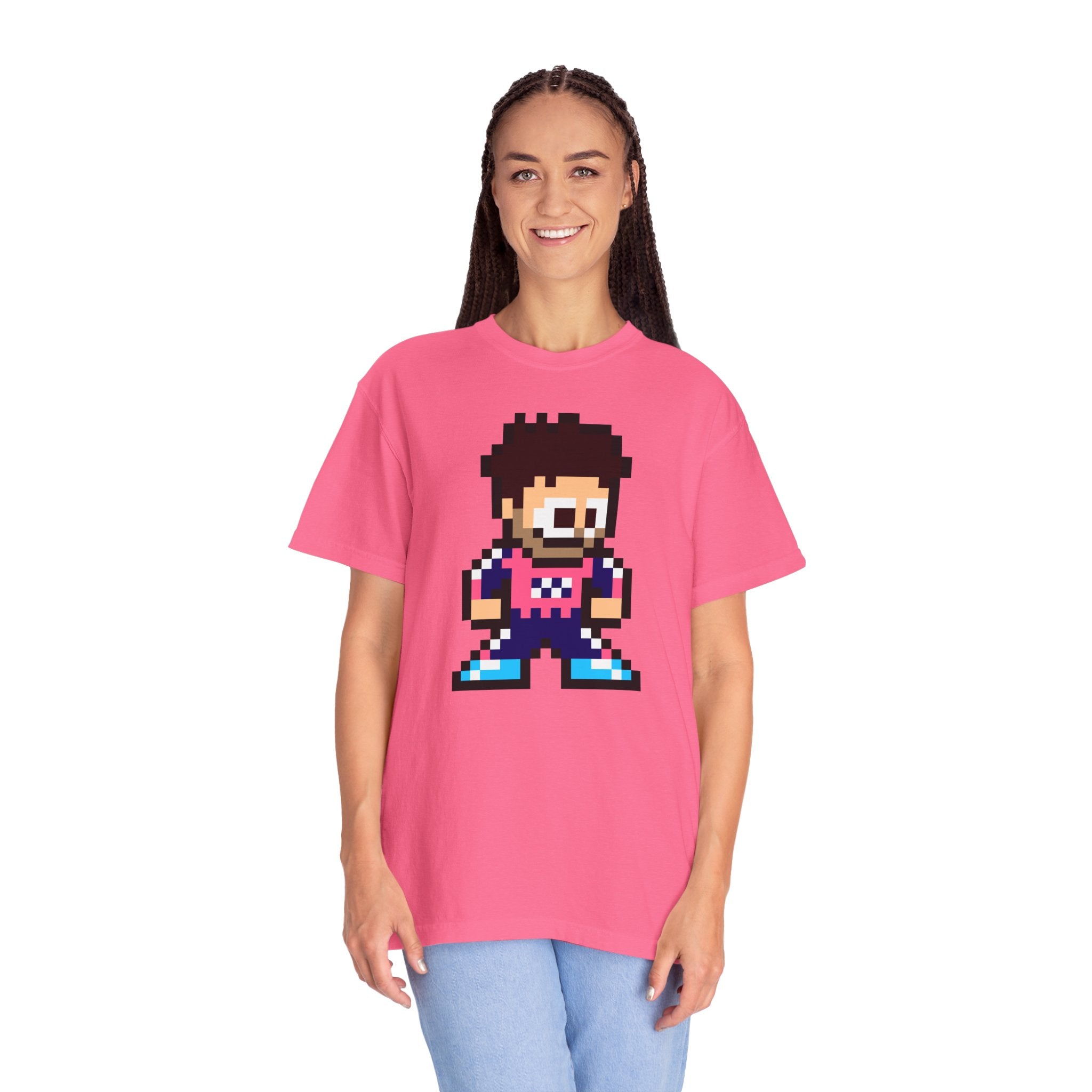 8-bit Franco Colapinto Adult Heavyweight 100% Cotton T-shirt