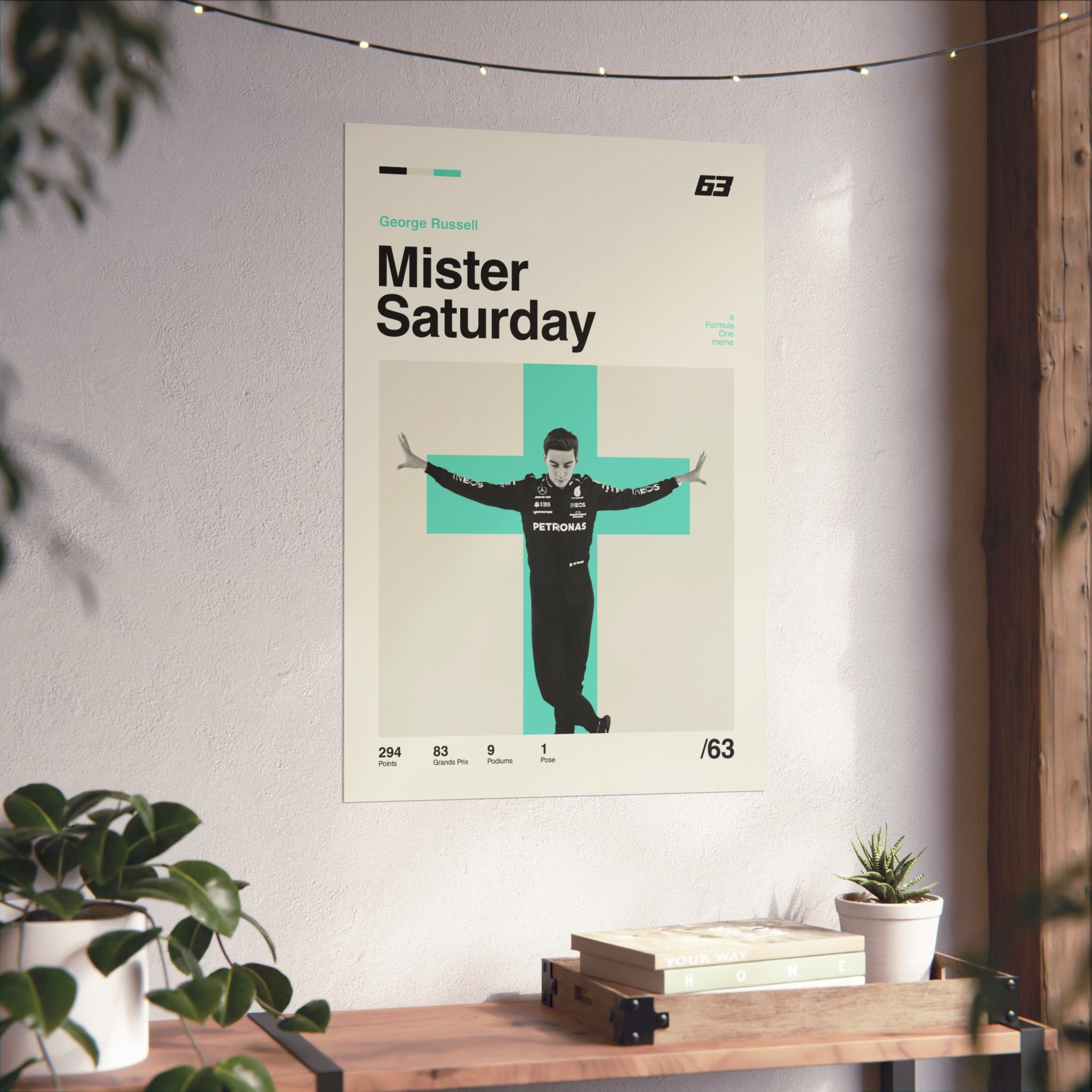 Mister Saturday Mid-century Poster