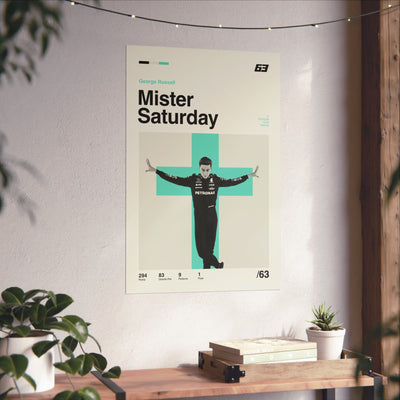 Mister Saturday Mid-century Poster