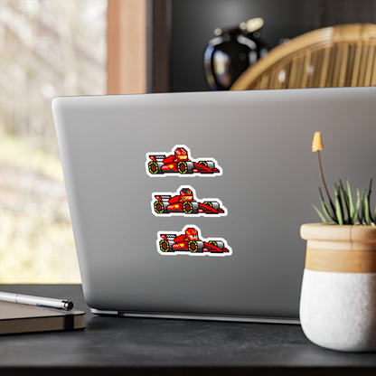 Ferrari 8-bit Vinyl Decal Stickers