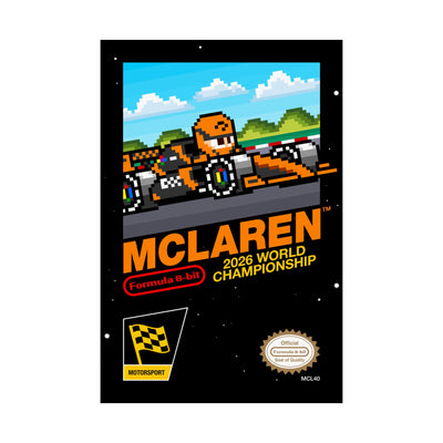 McLaren 8-bit Game Poster