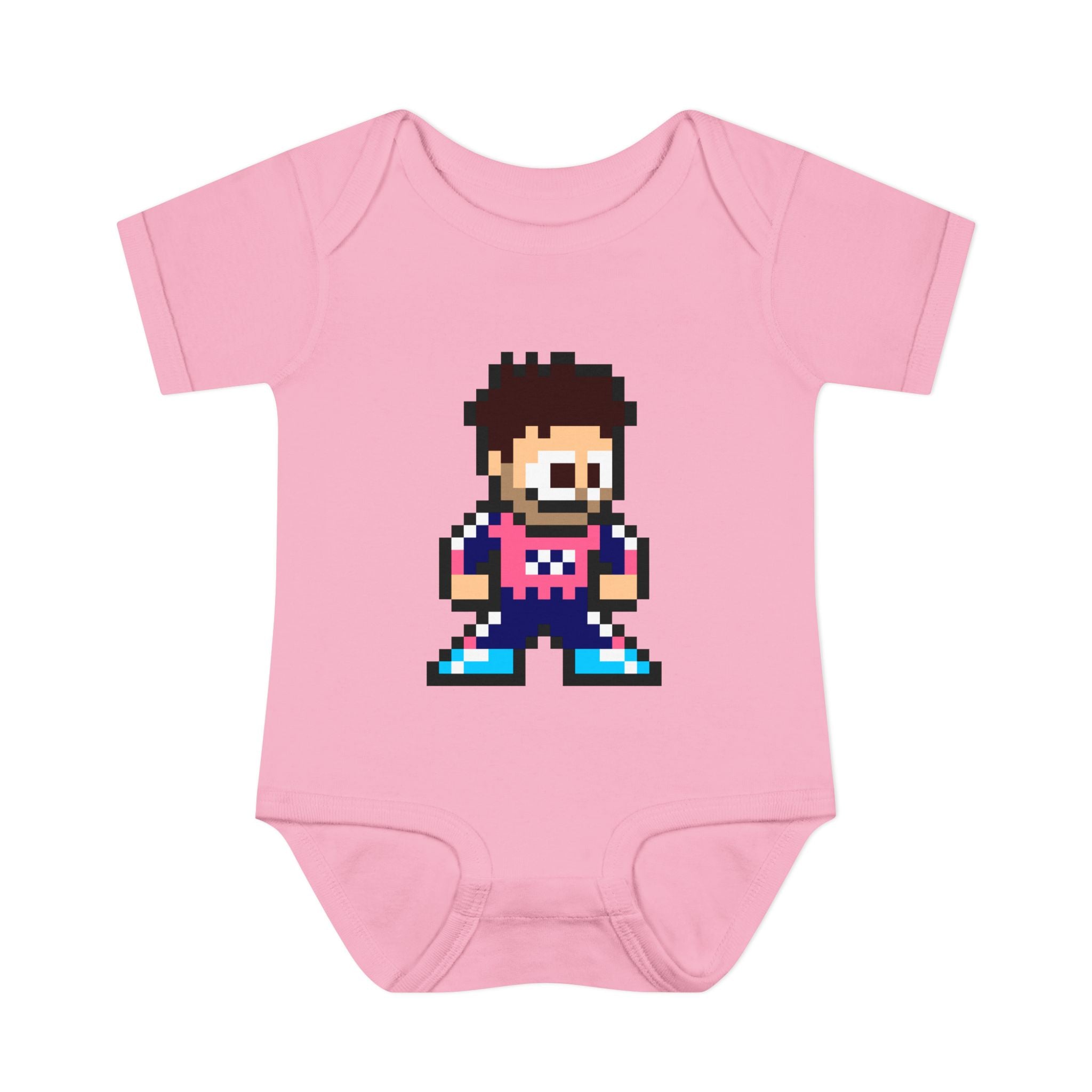 8-bit Franco Colapinto Baby Bodysuit