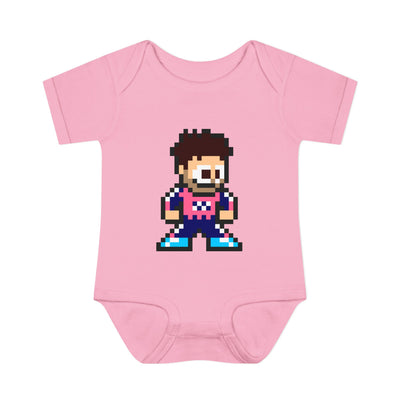 8-bit Franco Colapinto Baby Bodysuit