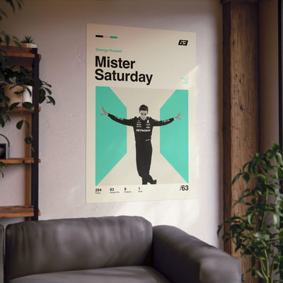 Mister Saturday Mid-century Poster