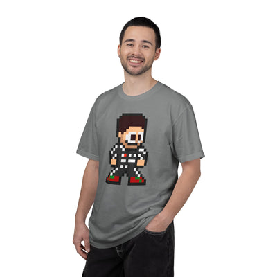 8-bit Sergio Perez Adult Heavyweight 100% Cotton T-shirt